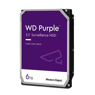 خرید هارددیسک اینترنال وسترن دیجیتال مدل Purple WD40PURZ ظرفیت 4 ترابایت