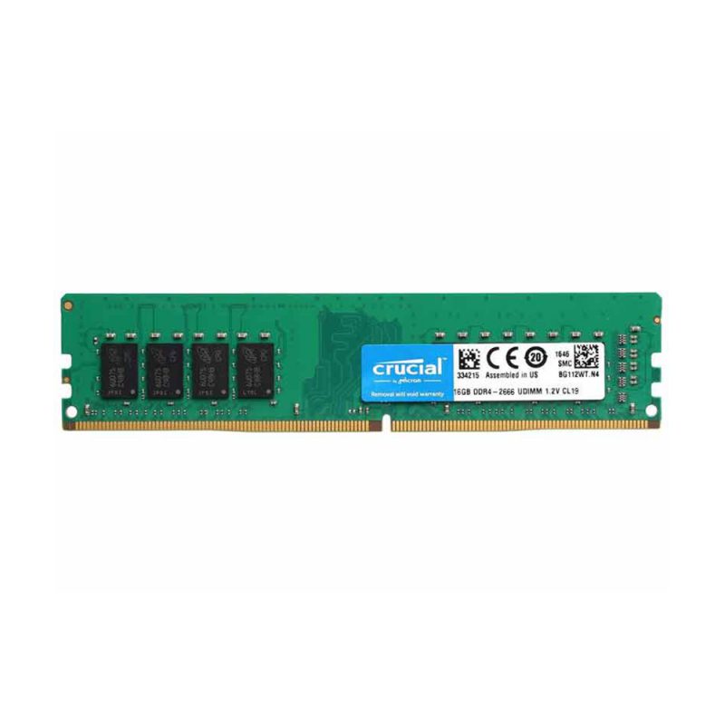 رم دسکتاپ DDR4 تک کاناله 2666 مگاهرتز CL19 کروشیال مدل CB16GU2666 ظرفیت 16 گیگابایت