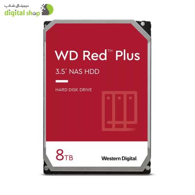 هارددیسک اینترنال وسترن دیجیتال مدل Red Plus ظرفیت 8 ترابایت