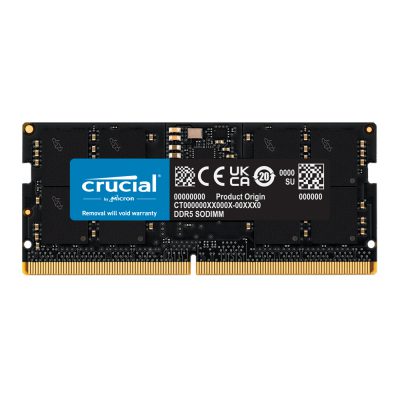 رم لپ تاپ DDR5 تک کاناله 4800 مگاهرتز CL40 کروشیال مدل CT16G48C40S5 ظرفیت 16 گیگابایت