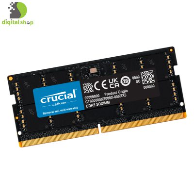 رم لپ تاپ DDR5 تک کاناله 4800 مگاهرتز CL40 کروشیال مدل CT32G48C40S5 ظرفیت 16 گیگابایت