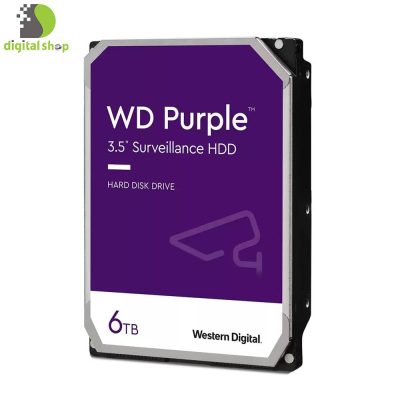 هارد دیسک اینترنال وسترن دیجیتال مدل Purple ظرفیت 6 ترابایت