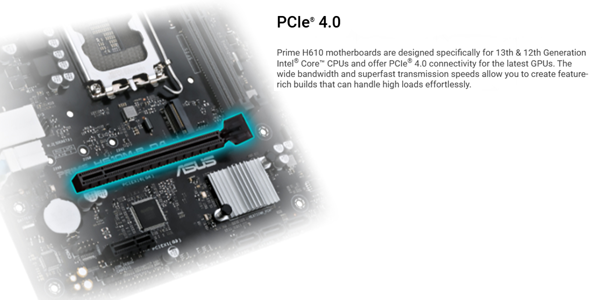 مادربرد ایسوس مدل PRIME H610M-R D4-SI